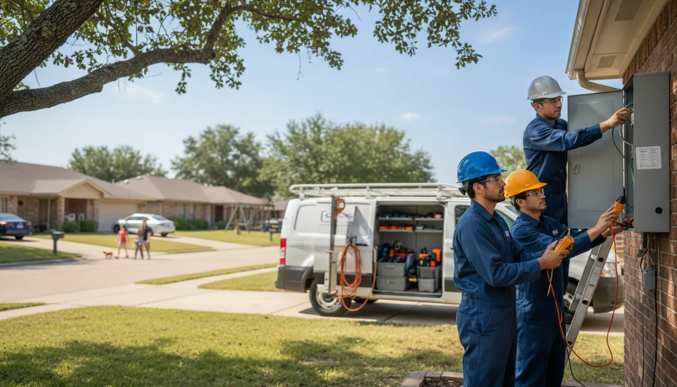 Certified electrician providing emergency electrical services in Crescent City, FL